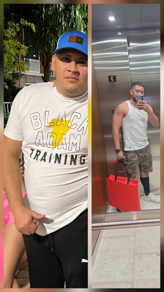 Antes y después de un cliente de Plan Divino