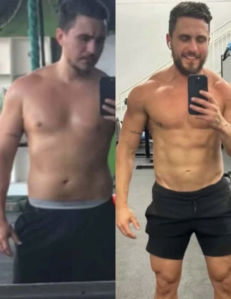 Antes y después de un cliente de Plan Divino
